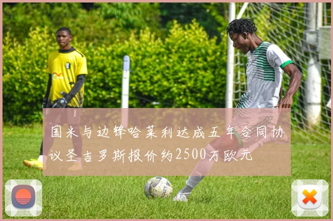 国米与边锋哈莱利达成五年合同协议圣吉罗斯报价约2500万欧元